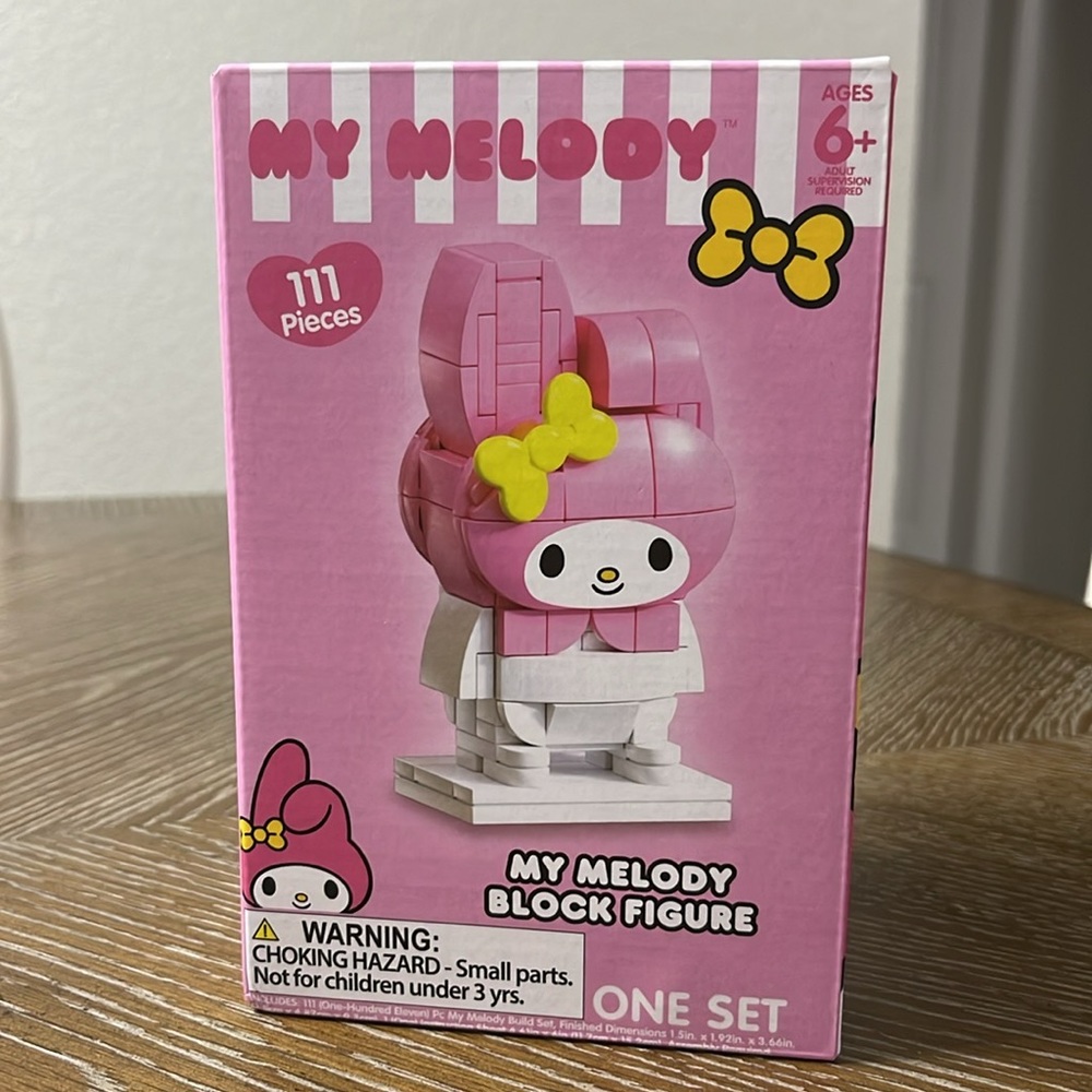Hello Kitty Build Kit Block Figure - My Melody - 111 Pieces